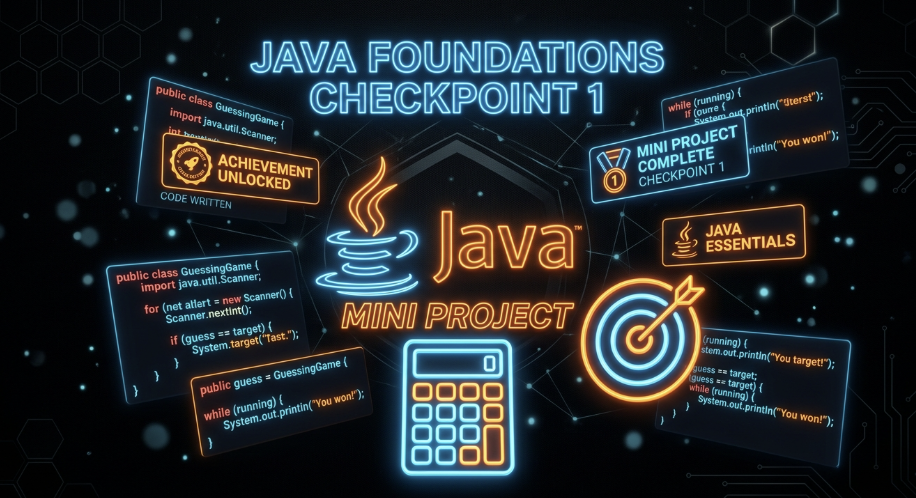 Java Foundations Mini Project: Console Calculator and Guessing Game